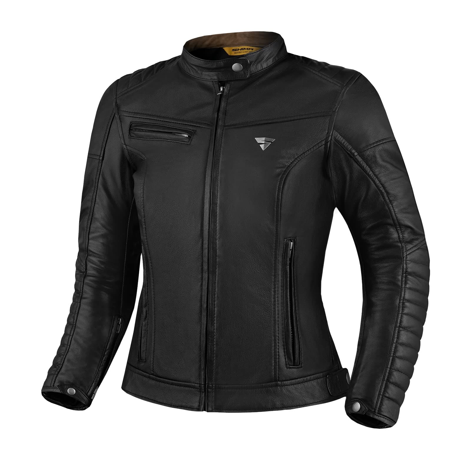 SHIMA WINCHESTER 2.0 Motorradjacke Damen Herren - Klassische Biker-Lederjacke mit Protektoren Damen S