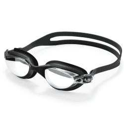 RABIGALA Schwimmbrille Antibeschlag Kinder Schwimmbrille Anti-Leck Schwimmbrille Kinder 10 Jahre Swimming Goggles Alles-in-einem Design für Schwimmbrille Freitauchen MBLKSIL-M