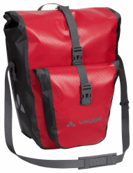 VAUDE Aqua Back Plus - Fahrradtasche - 2 Hinterradtaschen (2x24L) - wasserdicht - Made in Germany Rot Einheitsgröße Single