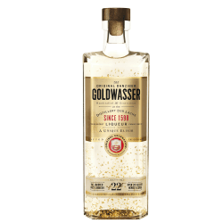 ORIGINAL DANZIGER Goldwasser, Kräuterlikör 40% vol., Likör mit 22-karätigem Gold, der wahrscheinlich älteste Liqueur der Welt - seit 1606 (1 x 0.7 l) | 700 ml (1er Pack) 700 ml (1er Pack) Goldwasser
