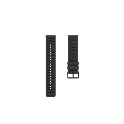 Polar Wechselarmbänder - 20mm Uhrenarmband (Kompatibel mit Ignite, Ignite 2, Ignite 3, Unite, Pacer, Pacer Pro) Grau M, 20mm FKM/Textil (Dornschließe)
