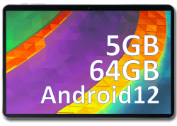OSCAL Tablet 10 Zoll 5GB+64GB 1TB TF, 2023 Android Tablet 6580mAh Akku, HD+ IPS Display, 5MP Kamera, Quad-Core Processor, 2.4G WiFi Tablet, Bluetooth 4.1, Google GMS Certified, OTG Blau
