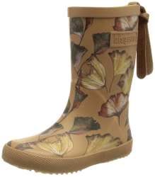 Bisgaard Unisex Baby Fashion Rain Boot 22 EU Camel Flowers