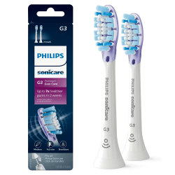 Philips Sonicare Original G3 Premium Zahnfleischpflege Standard-Schallzahnbürstenköpfe - 2er-Pack in Weiß (Modell HX9052/17) 2 Stück