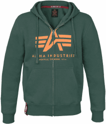 Alpha Industries Basic Zip Hoody dark petrol (178325-353)