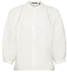 Esprit Gewebte Leinenbluse (033EO1F305) off white