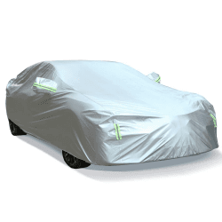 BEXITA Vollgarage Autoabdeckung wasserdichte Limousinen All Weather Full Car Cover Outdoor & Indoor - Regen Schnee Hagel Sonne UV-Schutz Universell passend für Limousinenlänge(bis zu 510cm) A6:Fit für Limousine Länge (bis zu 510cm)