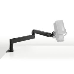 Elgato Wave Mic Arm LP - Premium Low Profile Mikrofonarm mit Kabelkanälen für einen sauberen Arbeitsplatz, Tischklemme, vielseitig, voll einstellbar, ideal für Podcast, Streaming, Gaming, Home Office Mic Arm Low Profile (Schwarz)