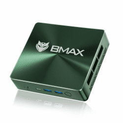 BMAX Mini Pc i7-1060NG7 16GB LPDDR4 1TB NVME SSD NVME_2280 x2 HDMI 2.0 ×2 Type-C (Full Features) x 1 DREI-Bildschirm-Anzeige Smart Fan+Two Copper Heat Pipes Business Office Multimedia Computer i7-1060NG7 16GB+1TB
