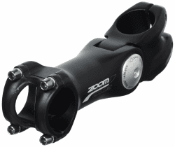 ZOOM verstellbarer Vorbau Ahead, black sandblast 1.1/8"(28.6), 41/125 mm, 25.4 mm