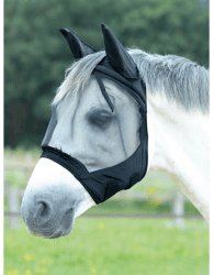 Busse Fliegenmaske FLY BUCKLER GAP II Vollblut schwarz
