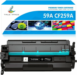 TRUE IMAGE (Kein Chip Kompatibel Tonerkartusche als Ersatz für HP 59A CF259A 59X CF259X Laserjet Pro M404dn M404dw MFP M428fdw M428dw M428fdn M404n M304n M304dn M428 M404 M304 (Schwarz, 1er-Pack) Schwarz*1