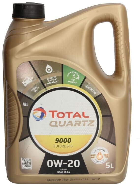 TOTAL Quartz 9000 Future GF6 0W20 (5 l)