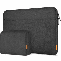Inateck 14 Zoll Laptoptasche Hülle kompatibel mit 15,3 Zoll MacBook Air M2 2023(A2941), 14 Zoll Laptops, 15 MacBook Pro 2019-2016 (A1990/A1707), 15" Surface Laptop 5/4/3, Notebook-Schutzhülle, Schwarz Schwarz 14 Zoll