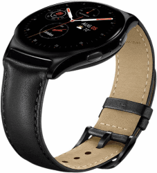 WOLLPO samsung gear s3 classic armband, Schnellverschluss，Lederarmband Ersatzband,Lederriemen sind für Männer und Frauen geeignet. (22MM, schwarz) 22MM schwarz