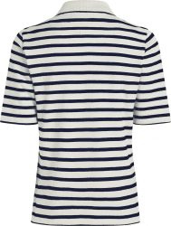 Tommy Hilfiger 1985 Regular Pique Stripe Short Sleeve Polo white blue (WW0WW39531-03M)