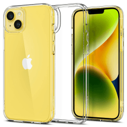 Spigen für iPhone 14 Ultra Hybrid Hülle [Anti-Yellowing] Case Handyhülle Schutzhülle Cover Transparent Durchsichtig Dünn Slim -Crystal Clear