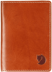 Fjällräven Leather Passport Cover cognac