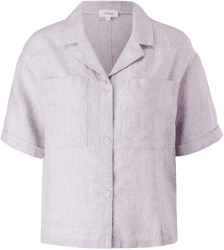 S.Oliver Bluse aus natürlichem Leinen (2114628.47W9) lila