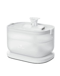 PETLIBRO Trinkbrunnen für Katzen mit kabelloser Wasserpumpe 2,5 l/84 oz Wasserbrunnen für Katze BPA-frei Ultraleise für Houstier Hund 3-Weiss - Netzkabelbetrieben