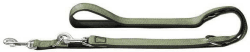 HUNTER Verstellbare Führleine Neopren oliv/schwarz, Maße: 25 mm / 200 cm