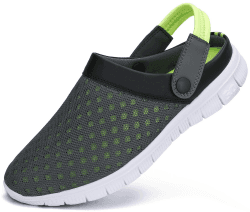 SAGUARO Unisex Clogs Sommer Hausschuhe Leicht Gartenschuhe Gr. 26-48 38 EU Grün