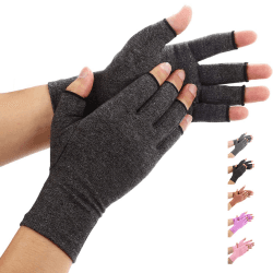 Duerer Arthritis Handschuhe - Compression Handschuhe f¨¹r Rheumatoide & Osteoarthritis - Handschuhe bieten arthritische Gelenkschmerzen Linderung der Symptome - M?nner und Frauen(Schwarz, L)