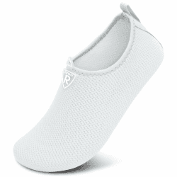 Racqua Damen Herren Badeschuhe Wasserschuhe Schwimmschuhe Männer Frauen Strandschuhe Barfußschuhe Gr.34-47 38/39 EU Bd104 White