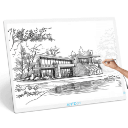 ARTDOT Leuchttisch A1 für 5D Diamond Painting Zubehör, Einstellbare Helligkeit Diamant Painting Lichtplatten
