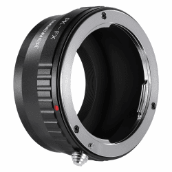 NEEWER PK auf Fuji X Objektiv Montage Adapter kompatibel mit Pentax K Objektiv auf Fujifilm X Serie Kamera X-T2 X-T5 X-T20 X-Pro3 X-Pro2 matteschwarz, nur manueller Fokus, PK-FX