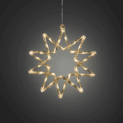 Konstsmide Weihnachtsstern 40 LEDs warmweiß (4482-103)