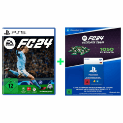 EA SPORTS FC 24 Standard Edition PS5 | Deutsch + 10€ PlayStation Store Guthaben für EA SPORTS FC 24 Ultimate Team | FC Points | Deutsches PSN Konto