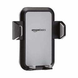 Amazon Basics Universal Smartphone Holder for Car Air Vent, Grau