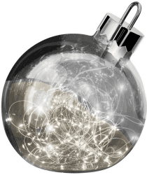 Sompex Led Dekoleuchte ORNAMENT Ø20 Glas smoke
