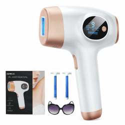 IPL Geräte Haarentfernung Laser mit 999.900 Lichtimpulse, 9 Energiestufen und 3 Funktionen-HR/SC/RA Schmerzfreie Haarentfernungsgerät für Männer, Frauen, Gesicht, Achseln, Beine, Körper