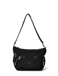 Kipling Damen GABBIE S Borsa a Tracolla, Schwarz (Black Noir), Einheitsgröße