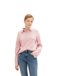 TOM TAILOR Denim Damen Troyer Pullover