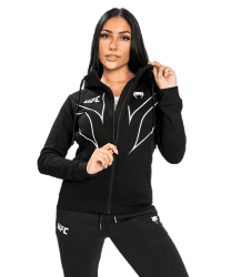 Venum Damen UFC Fight Night 2.0 Replica Full Zip Hoodie Kapuzen-Sweatshirt XL Schwarz