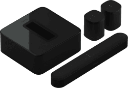 Sonos Beam (Gen.2) + Sub (Gen. 3) + One SL 5.1 Heimkino Set schwarz