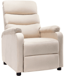 vidaXL TV-Sessel mit Aufstehhilfe Stoff (3212) creme