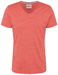 Tommy Hilfiger Slim Fit V-Neck T-Shirt (DM0DM09587) deep crimson