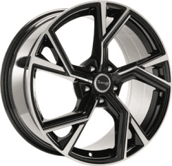 AVUS Racing AF20 (8,5x19) schwarz poliert