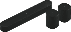 Sonos Beam (Gen.2) + One SL 5.0 Surround Set Black