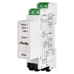 Shelly Pro 3EM (120A) | WLan & Bluetooth Smart Energy Monitoring 3-Phasen-Relaisschalter | Hausautomatisierung | Büroausstattung | Haushaltsgeräte | iOS Android App | Kein Hub nötig| Solarpanels
