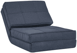 HomCom Bodensofa (839-324) dunkelblau