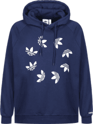 Adidas adicolor Shattered Trefoil Hoodie sky/white