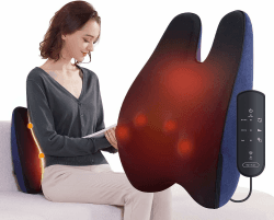 Nackenmassagegerät mit Wärme, Shiatsu Massagegerät Rückenmassagegerät mit 3D Massage, Elektrische Massagekissen für Nacken, Rücken, Schulter, Körper Entspannung, Geschenke für Männer Frauen
