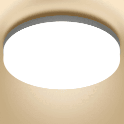 MGEELED Deckenlampe LED Deckenleuchte 36W, 4000K, 4300LM Neutralweiß Rund Badezimmer Lampe IP44 Wasserfest Modern Panel Lampe für Küche Wohnzimmer Kellerlampe Schlafzimmer Flur, Ø23CM