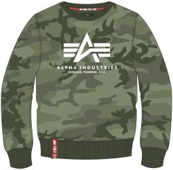 Alpha Industries Basic Camo Sweatshirt (178302C-239) olive