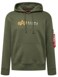 Alpha Industries Hoodie dark olive (118331-142)